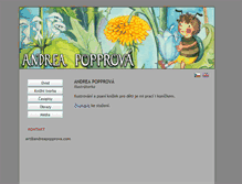 Tablet Screenshot of andreapopprova.com